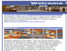 Tablet Screenshot of mstrlogistics.com